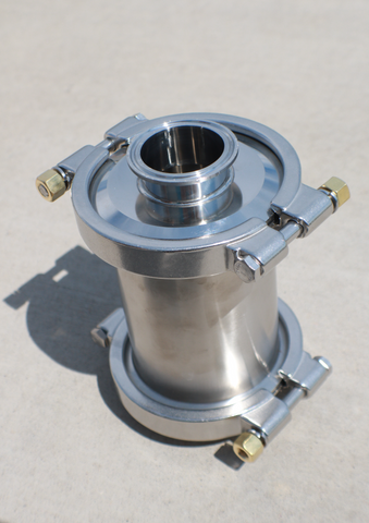 AFS 4"  Housing - 2" Inline Triclamp (4" Filters)