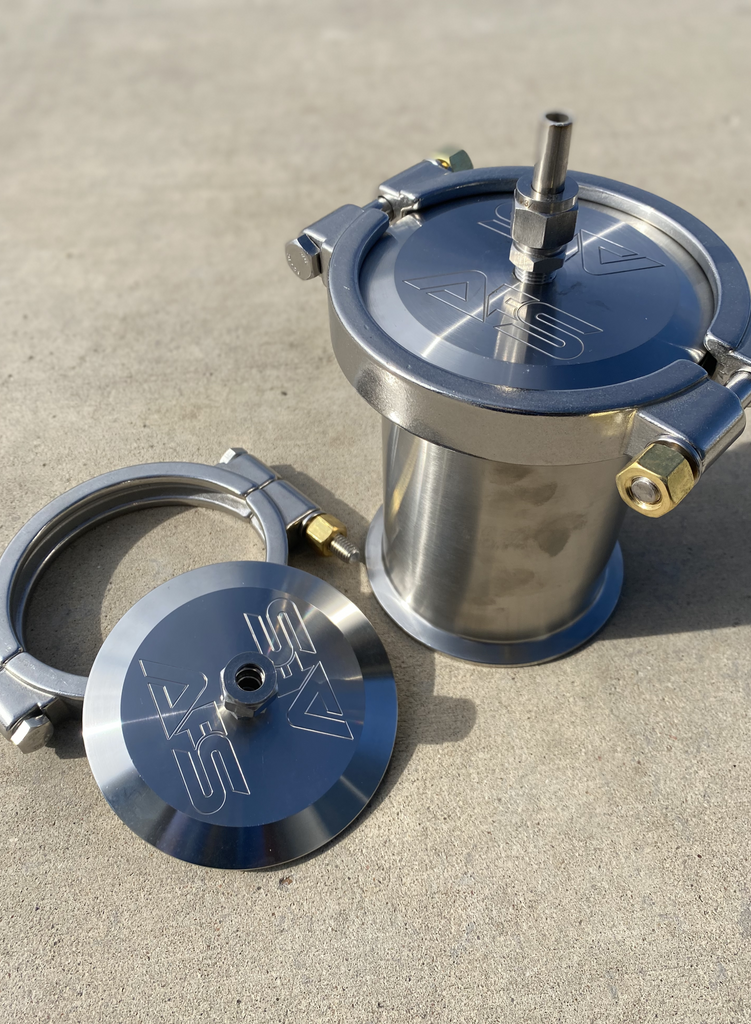 AFS 4" Housing - 3/8" Tube (Swagelok) Inline (4" Filters)