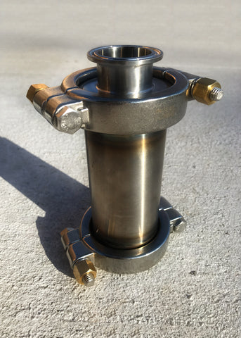 AFS 2.5" Housing - 2" Inline Triclamp (2.5" Filters)