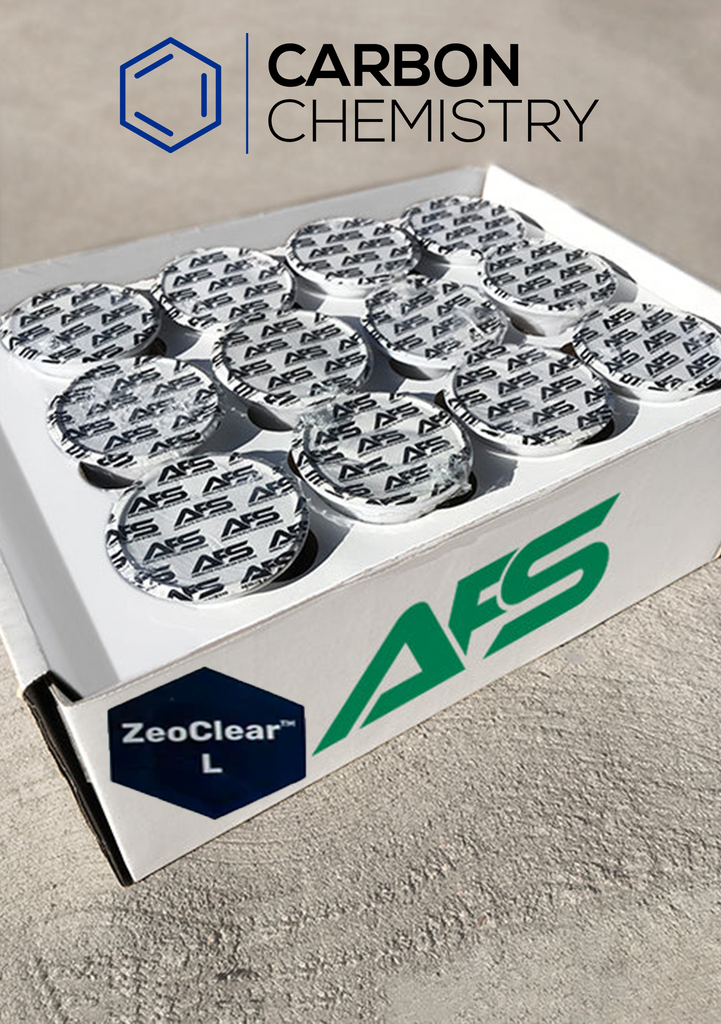 2.5" AFS/Carbon Chemistry Zeoclear L Filter Case (12-pack)