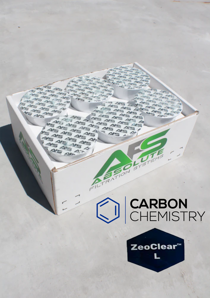 4" AFS/Carbon Chemistry Zeoclear L Filter Case (6-pack)