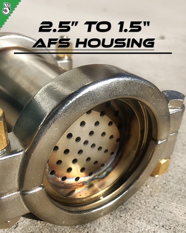 AFS 2.5" Housing - 1.5" Triclamp Inline (2.5" Filters)
