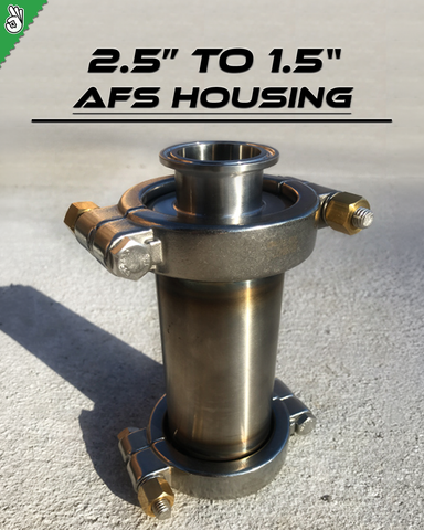 AFS 2.5" Housing - 1.5" Triclamp Inline (2.5" Filters)
