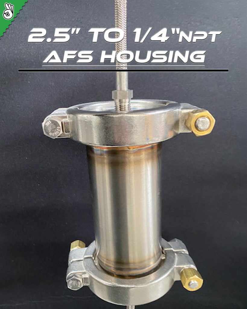 AFS 2.5" Housing - 1/4" NPT Inline (2.5" Filters)