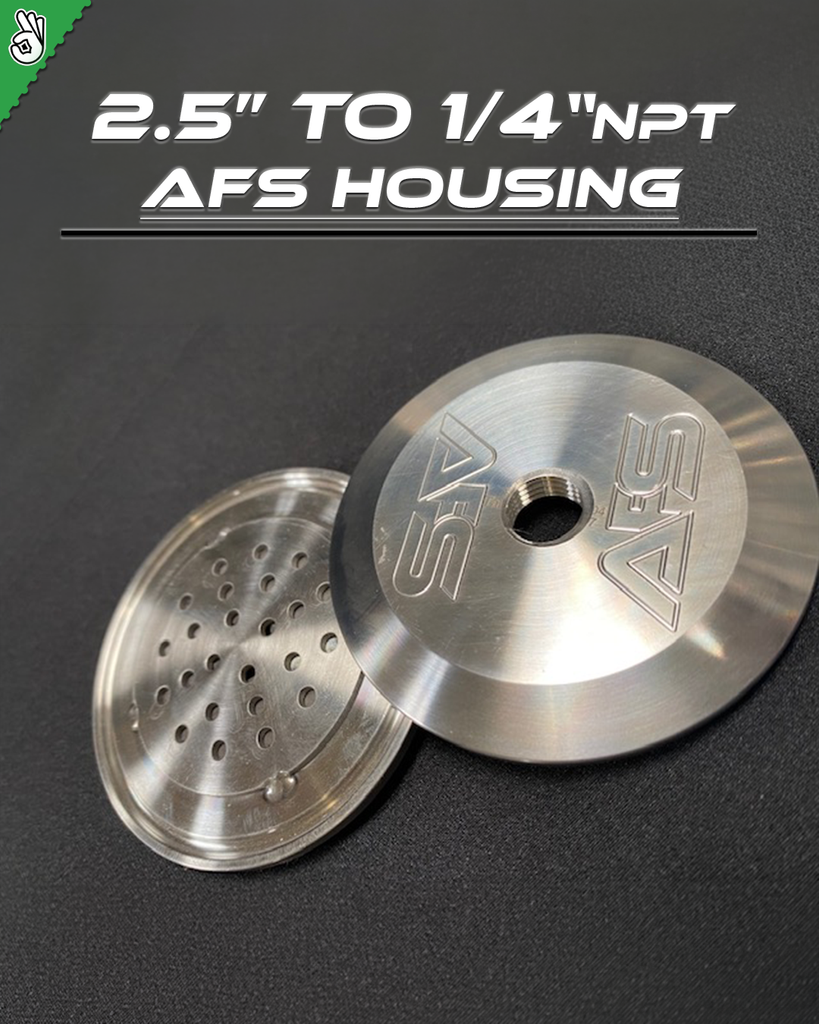 AFS 2.5" Housing - 1/4" NPT Inline (2.5" Filters)