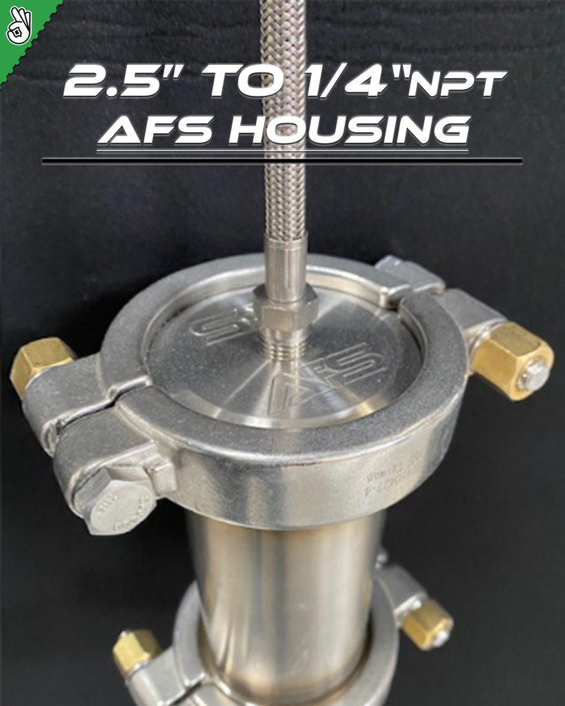 AFS 2.5" Housing - 1/4" NPT Inline (2.5" Filters)