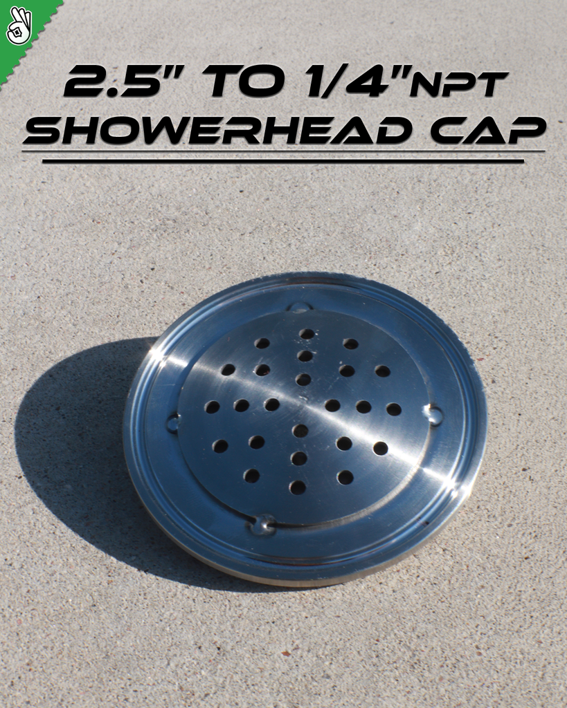 AFS 2.5" to 1/4" NPT  Lid W/ Shower Head