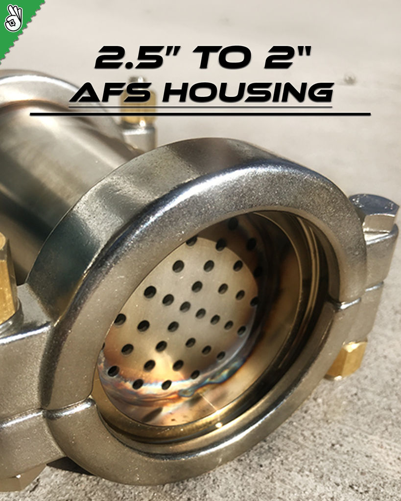 AFS 2.5" Housing - 2" Inline Triclamp (2.5" Filters)