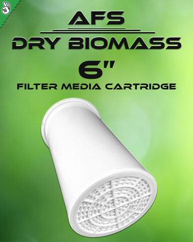 6" AFS Dry Biomass CRC Botanical Extraction Filter