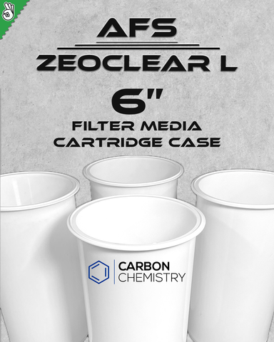 6" AFS/Carbon Chemistry Zeoclear L Filter Case (4-pack)
