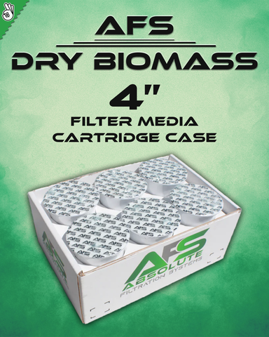 AFS 4" Dry Biomass Blend CRC Botanical Extraction Filter Case (6pk)