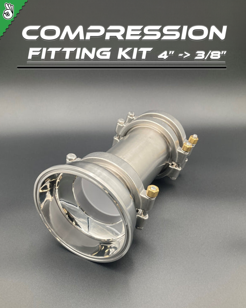 Compression fitting 4" CRC Kit