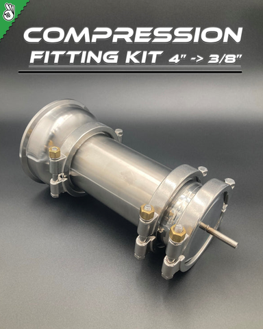 Compression fitting 4" CRC Kit