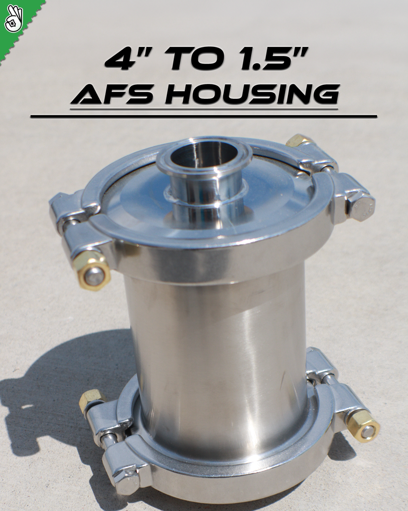 AFS 4" Housing - 1.5" Inline Triclamp (4" Filters)