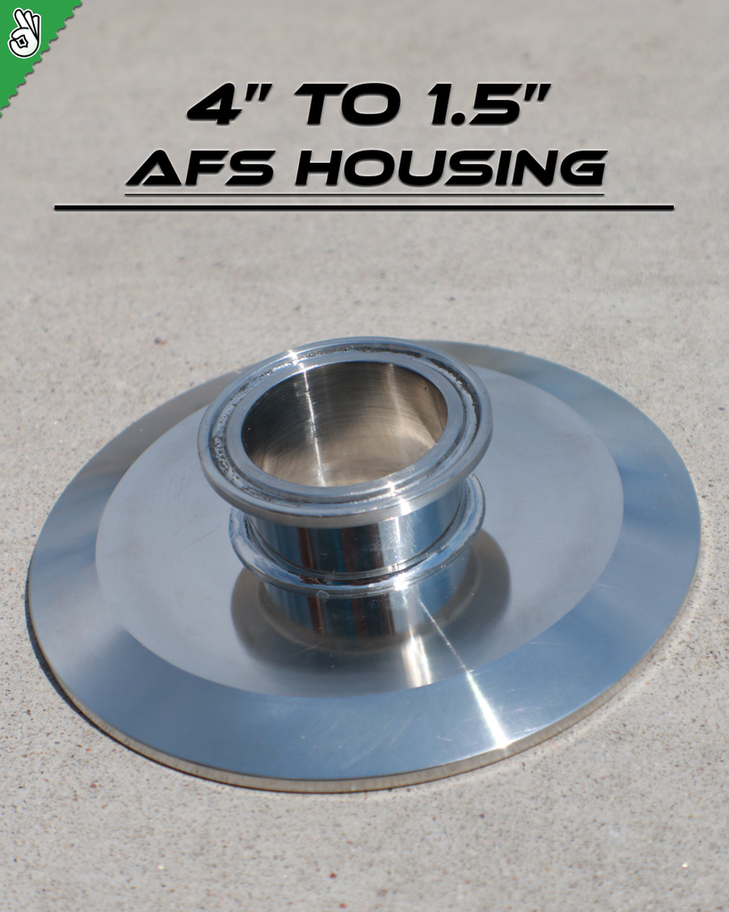 AFS 4" Housing - 1.5" Inline Triclamp (4" Filters)