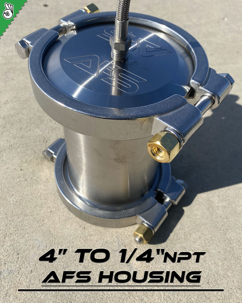 AFS 4" Housing - 1/4" NPT Inline (4" Filters)