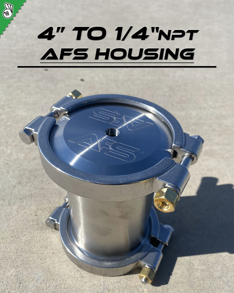 AFS 4" Housing - 1/4" NPT Inline (4" Filters)