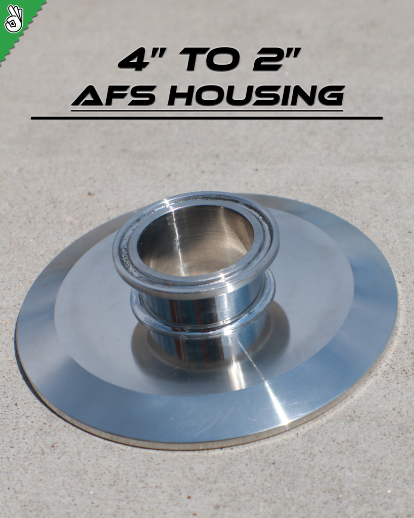 AFS 4"  Housing - 2" Inline Triclamp (4" Filters)