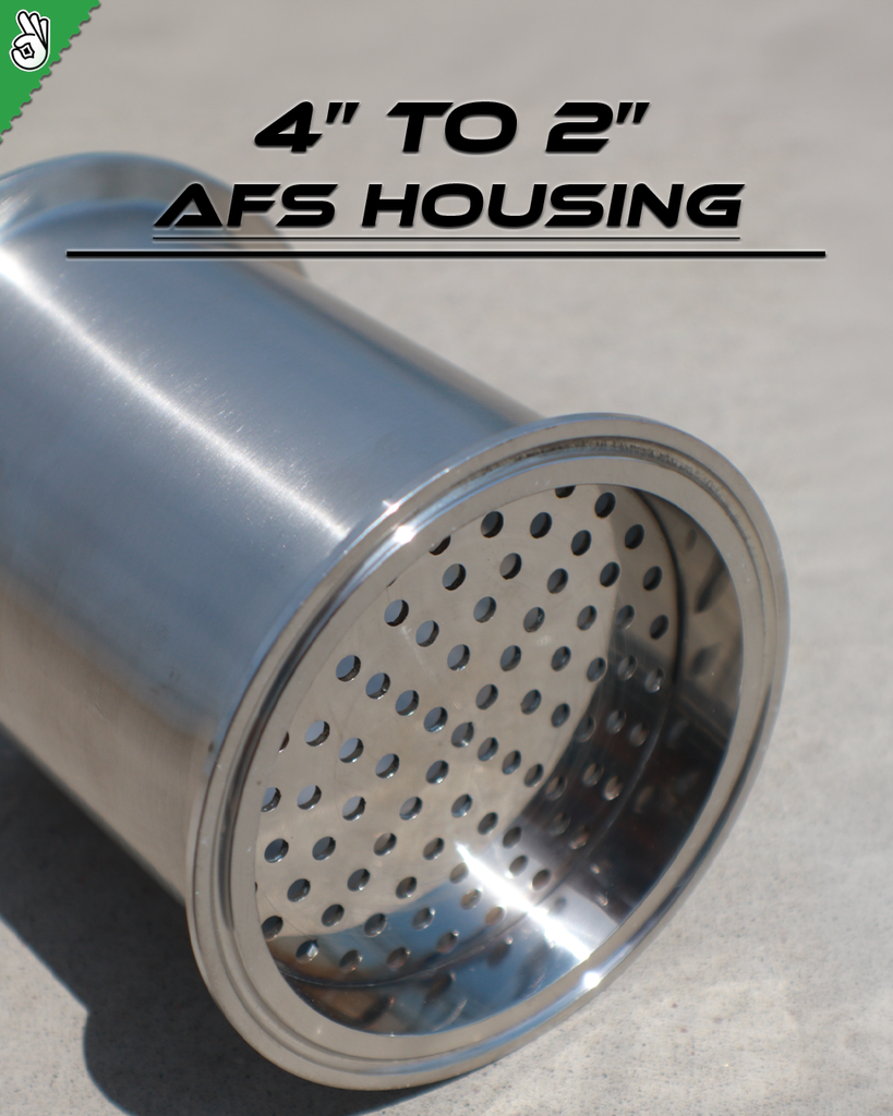 AFS 4"  Housing - 2" Inline Triclamp (4" Filters)