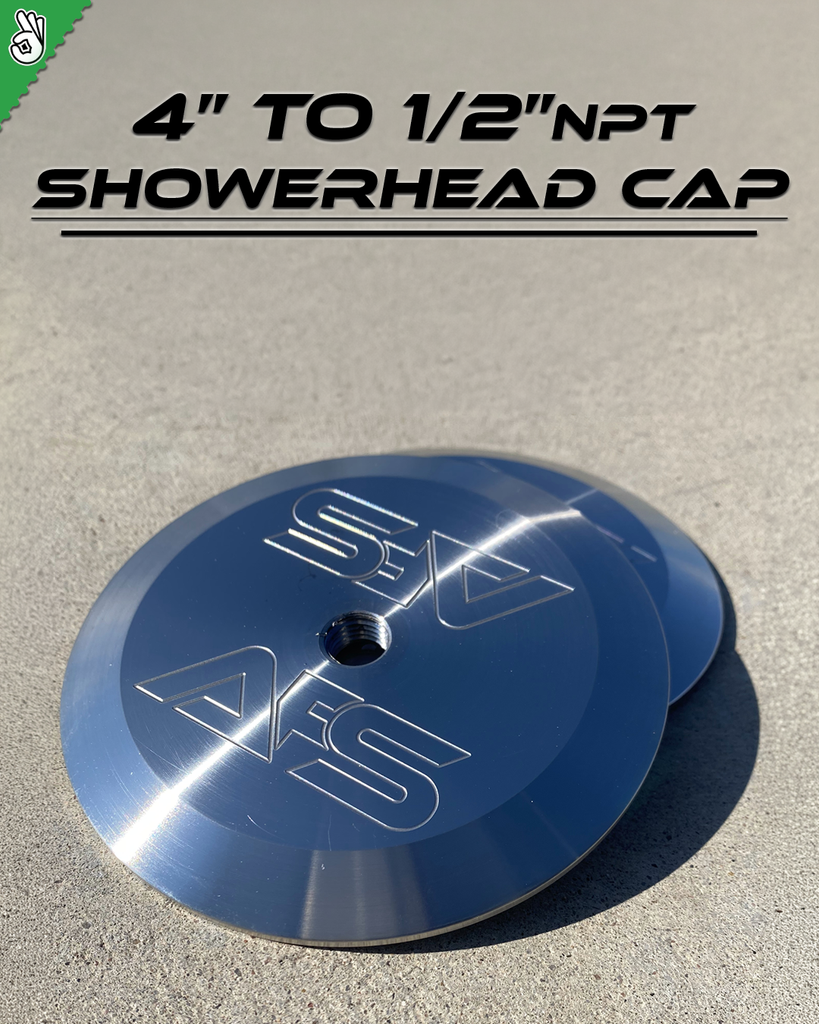 AFS 4" to 1/2" NPT  Lid W/ Shower Head