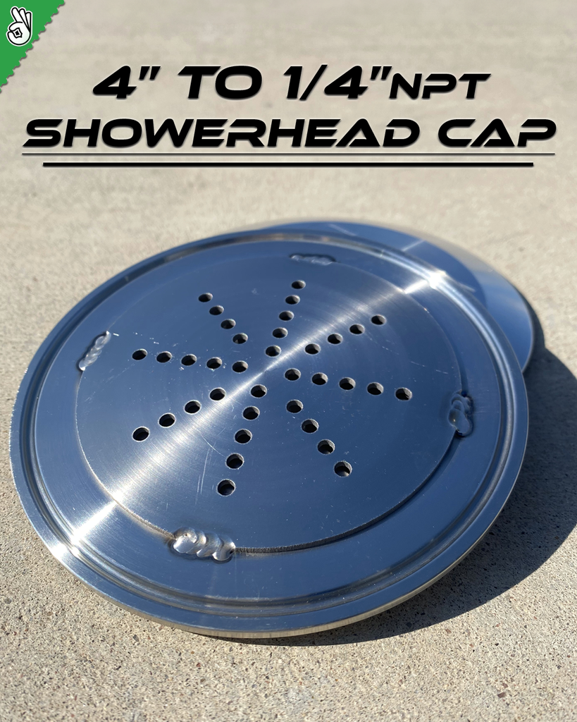 AFS 4" to 1/4" NPT  Lid W/ Shower Head