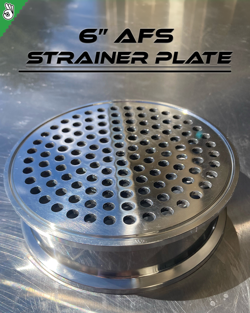 6" AFS Strainer Plate